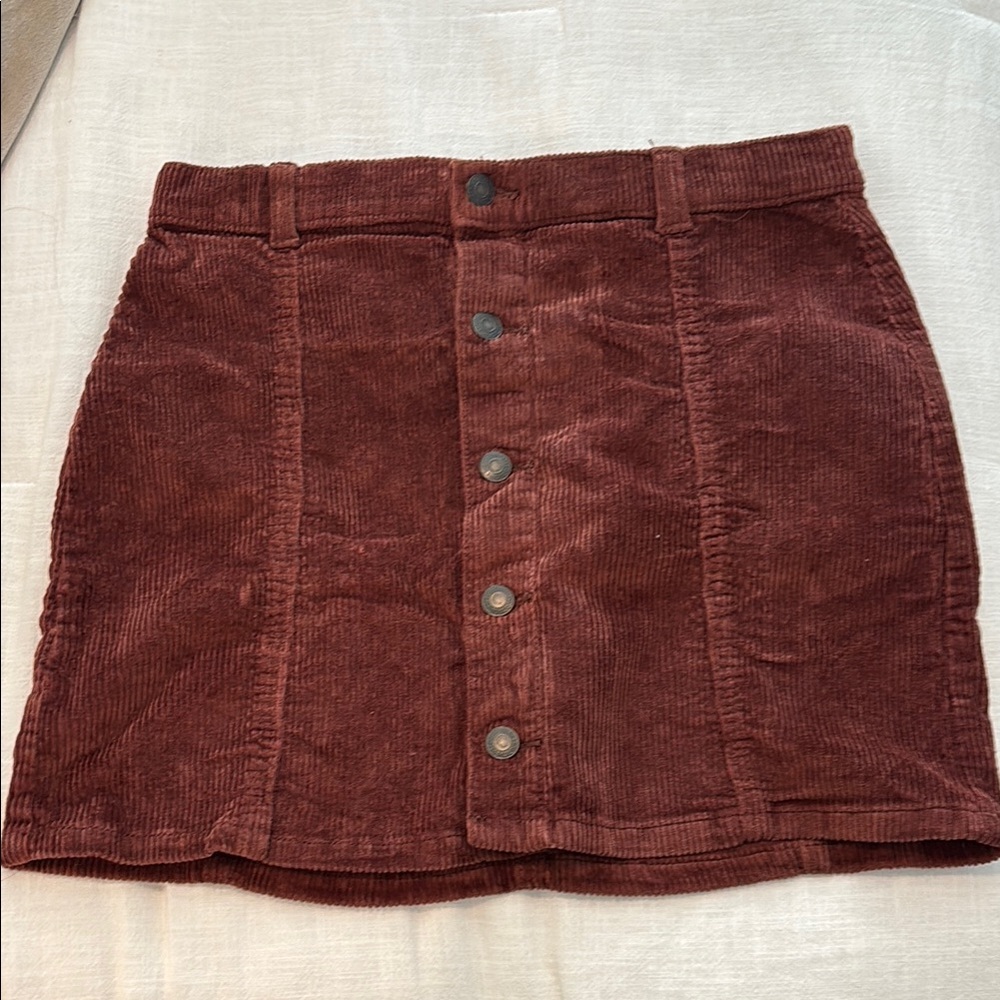 Red Mini Pencil Skirt for Casual Wear